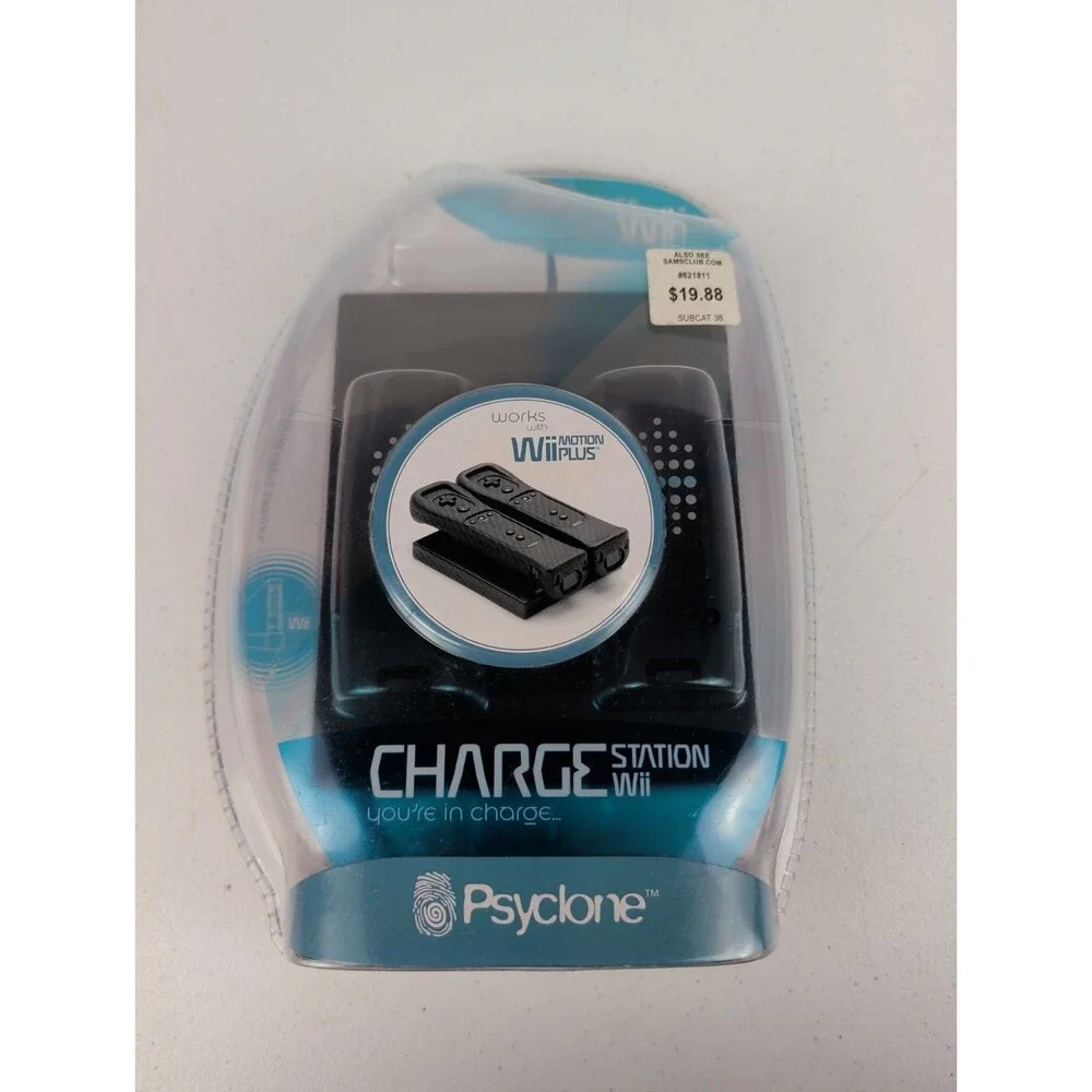 Psyclone Wii Dual Charge Station Remote Batteries Motion Plus New